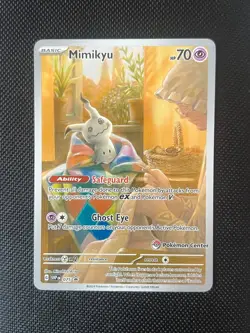 Mimikyu SVP075 Pokemon Center Stamp Black Star Promo SVP EN 075 Pokemon - Image 1