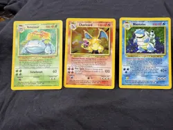 1999 Pokemon Base Set Charizard Blastoise Venusaur Unlimited Holo English - Image 1