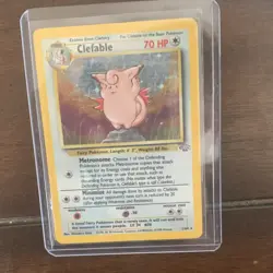 The Pokemon Company Pokemon TCG Clefable 01/64 Jungle Holo Rare 70 HP English - Image 1