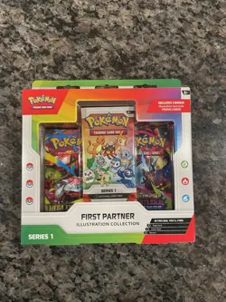 Pokemon TCG: First Partner Illustration Collection Series 1 Factory Sealed Box - Image 1