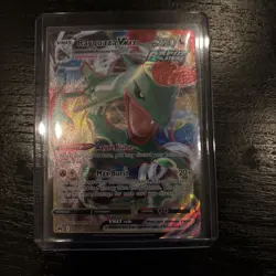Pokemon Crown Zenith Rayquaza VMAX Ultra Rare Holo Full Art #101/159 - Image 1