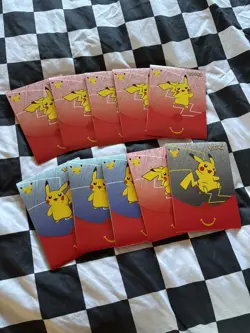 LOT (10) - Pokemon 25th Anniversary McDonald's Promo Booster Sealed Pack - Image 1
