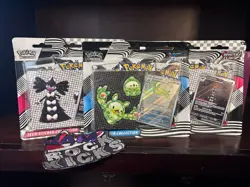 Pokemon TCG Scarlet Violet 10.5 White Flare 3Pk Blister Tech Sticker Collection - Image 3
