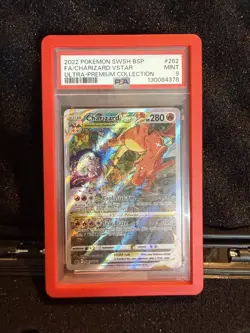 2022 Pokemon Charizard VSTAR SWSH262 UPC Promo PSA 9 MINT Full Art - Image 3
