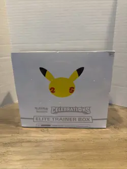 Pokemon TCG: 25th Anniversary Celebrations Elite Trainer Box (2021) Sealed New 820650809439 - Image 1