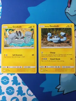 Alolan Geodude 34/181 + 35/181 - Pokemon Team Up, English - Image 1