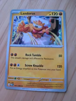 Pokemon Perfect Order 041/088 NON Holo Rare Landorus DECK EXCLUSIVE - Image 1