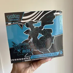 Black Bolt ETB Elite Trainer Box Pokemon TCG Scarlet & Violet NEW SEALED - Image 1