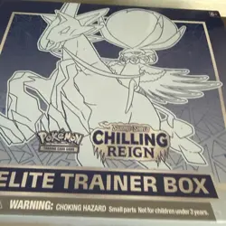 Pokemon TCG: Sword & Shield Chilling Reign Elite Trainer Opened Box - Image 3