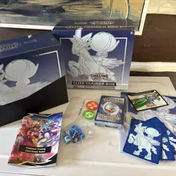 Pokemon TCG: Sword & Shield Chilling Reign Elite Trainer Opened Box - Image 5