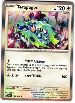 Terapagos Holo 161/191 Pokemon SV: Surging Sparks - Image 1