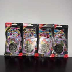 Pokemon Mega Evolution Drifloon Blister Booster Pack Sealed Promo Lot of (4) - Image 1