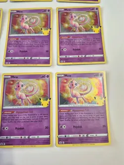 9x Mew 011/025 Celebrations Holo NM POKEMON Rare Near Mint - Image 3