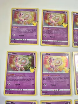 9x Mew 011/025 Celebrations Holo NM POKEMON Rare Near Mint - Image 5