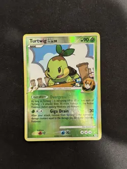 Turtwig GL 85/111 Pokemon TCG Rising Rivals Reverse Holo - Image 1