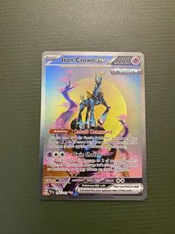 Pokemon TCG Iron Crown EX Scarlet & Violet Temporal Forces 206/162 - Image 1