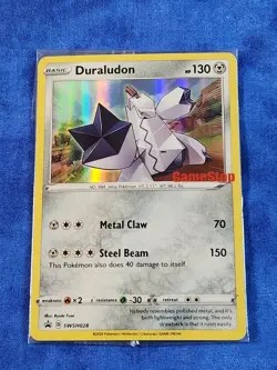Pokemon - Duraludon - Gamestop Stamped - SWSH028 - Black Star Promo - Sealed - Image 1