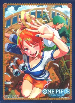 Supply ONE PIECE Card Game Official Card Sleeve 8 Nami - Image 1