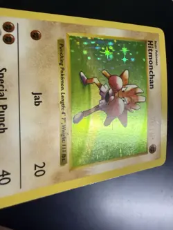 Wizards of the Coast Hitmonchan 7/102 Base Set Shadowless Holo 70 HP - Image 3