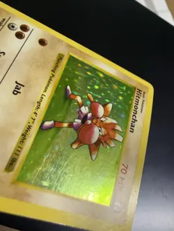 Wizards of the Coast Hitmonchan 7/102 Base Set Shadowless Holo 70 HP - Image 4