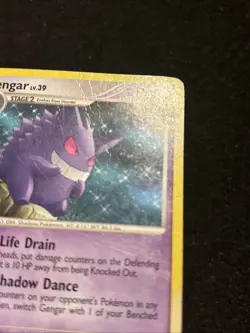 (x2) Gengar 27/130 MP-DMG Non Holo Rare Diamond & Pearl 2007 Pokemon TCG - Image 4