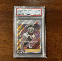 2020 Pokemon Sword & Shield Vivid Voltage - #180 Full Art Bea - PSA 10 Gem Mint - Image 1