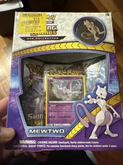 Pokemon TCG Shining Legends Pin Collection Mewtwo Box New Sealed - Image 1