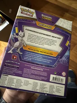 Pokemon TCG Shining Legends Pin Collection Mewtwo Box New Sealed - Image 2