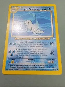 Light Dewgong 45/105 Neo Destiny Regular Uncommon Pokemon - Image 1