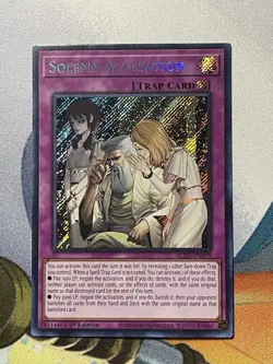 Solemn Accusation BLZD-EN079 Blazing Dominion 1st Edition Yugioh Yu Gi Oh TCG - Image 1