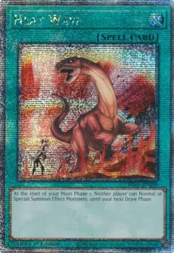 Heat Wave - RA03-EN058 - Quarter Century Secret Rare - 1st Edition x1 Lightly Pl - Image 1