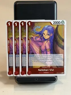 Nefeltari Vivi Foil Playset - OP13-012 x4 - One Piece TCG - Carrying On His Will - Image 1