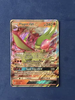 Pokemon Flygon GX 110/236 Sm-Cosmic Eclipse Ultra Rare Full Art Holo 240 HP Card - Image 1