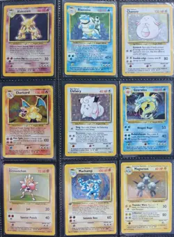 Complete Pokemon Card Base Set 102/102 WOTC 1999 Charizard, Blastoise, Venusaur - Image 1