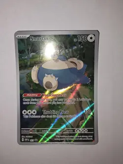 Pokemon Snorlax 051 Scarlet & Violet Promo Holo Basic Card 150 HP English - Image 1