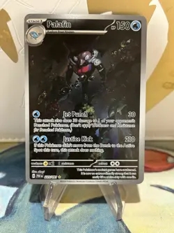 Palafin 225/091 - Pokemon TCG Paldean Fates Illustration Rare Card NM - Image 1