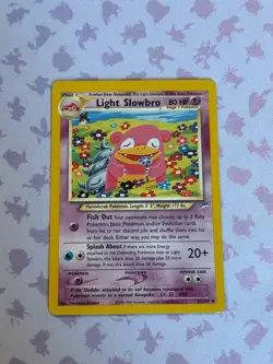 Light Slowbro 51/105 Neo Destiny Regular Pokemon Card NM - Image 1