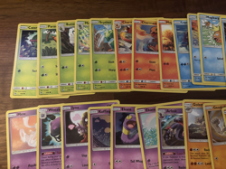 Pokemon Card Bundle Hidden Fates Full Regular Non-holo C/UC/R Set NM/LP - Image 2