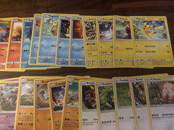 Pokemon Card Bundle Hidden Fates Full Regular Non-holo C/UC/R Set NM/LP - Image 3