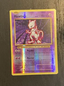 Mewtwo 51/108 Evolutions Reverse Holo Pokemon Card - Image 1