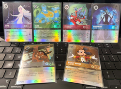Disney Lorcana D100 Collector's Promo Gift Set All Cards Near Mint + - Image 1