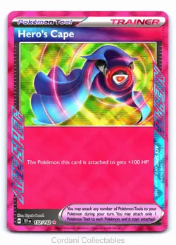 Hero's Cape 152/162 - Temporal Forces - Pokemon Card - Near Mint - Image 1