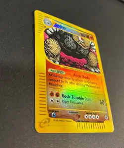 Pokemon Golem Card 14/165 Reverse Holo Rare, Expedition Base Set LP/NM - Image 2