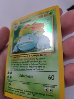 Pokemon TCG Venusaur 15/102 Base Set Holo Rare 1999 English Card - Image 5