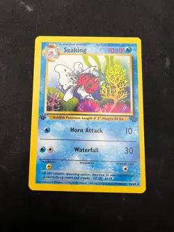 Pokemon TCG Seaking Jungle 1st Edition Uncommon Card 46/64 NM - Image 1