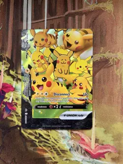 Pikachu V-Union - SWSH141 SWSH: Sword & Shield Promo Cards Holo LP - Image 1