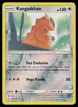Pokemon Card Team Up Kangaskhan 128/181 Reverse Holo Uncommon - Image 1