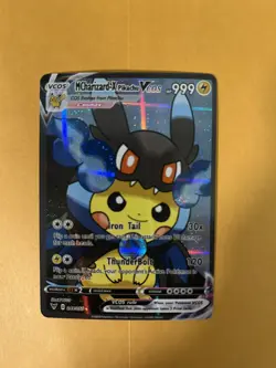 Pikachu M Charizard X + Y Pokemon Cute Cosplay Doujin ACG HOLO Card NM - Image 1