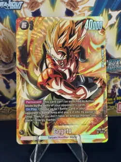 Dragon Ball Super Card Game Gogeta FB05-097 SR Alt Art Fusion World NM - Image 1