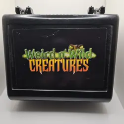Weird N Wild Creatures Storage Box W/ 302 Large Cards Only 3 Duplicates EUC - Image 1